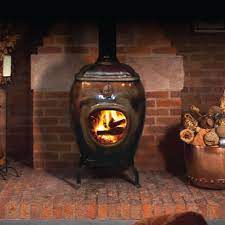 wood burning stove fireplace inglenook