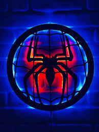 Spiderman Logo Led Sign Avengers Sign