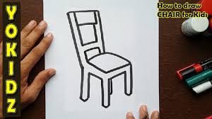 how to draw a chair for kids you