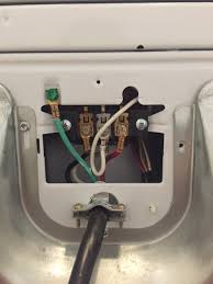 The existing power source for the old microwave wall unit is a three prong pig tail. White Wire When Changing From 4 Prong To 3 On Dryer Home Improvement Stack Exchange