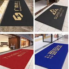 printed custom logo mats carpet rugs