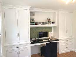 Stylish Modern Home Office Cabinetry