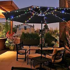 Outdoor Patio Umbrella 128 Rgb Led