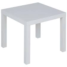 Dhp Parsons Square End Table In White