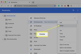 how to delete bookmarks on chrome