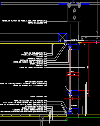 courtain wall detail dwg detail for