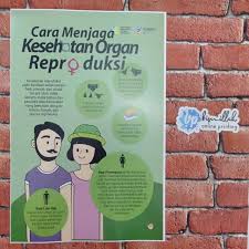 Mencuci baju disungai dengan sabun d. Poster Kesehatan Menjaga Reproduksi Shopee Indonesia