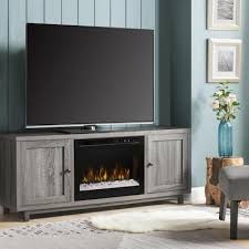 Gray Fireplace Tv Stands