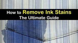 5 handy ways to remove ink stains