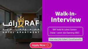 RAF hotel & suites Careers Dubai -Latest Job Opening 2022 - Digit kerala gambar png