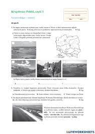 Geografia Klasa 5 Nowa Era Mapa Polski - Geografia online worksheet for 5