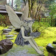 1 Pack Flower Fairy Statue Angel Garden