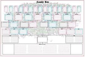 Ancestor Pedigree Chart Ancestor Family Tree Chart This