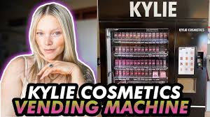 kylie cosmetics vending machine
