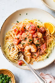 angel hair pasta with shrimp and tomato