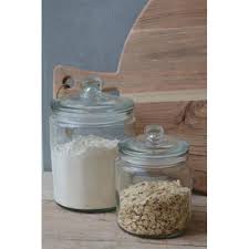 Decorative Glass Jar With Lid For