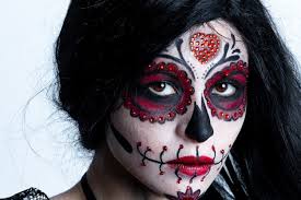 make up model with theme mexican day of