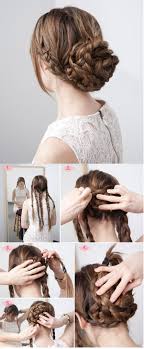 Prom looks these days are undoubtedly taking over and challenging the entire fashion. Fancy Braided Updo Hairstyle For Thick Hair Hairstyles Weekly