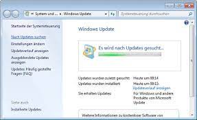 Windows 7 sucht updates