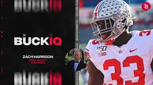 Ohio state buckeyes defensive end zach harrison (9) practices during football training camp at the woody hayes athletic center in columbus on tuesday, aug. Ohio State Defensive End Zach Harrison At 2021 Big Ten Media Day S In Indianapolis Youtube