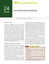 pdf tics and tourette s syndrome