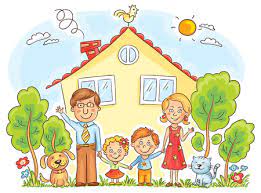 Descarga fotos de familia pintando casa. 80 825 Familia Feliz Dibujo Imagenes Y Fotos 123rf