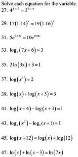 Solved Solve Each Equation For The