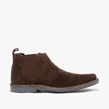 Masterfully created from one piece of premium leather, these boots have been perfected over time, built to stay strong on long rides across. Roamers Mens Suede Leather Ankle Chelsea Boots Brown Buy At Shuperb