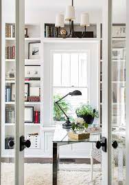 French Doors To Home Office With Window