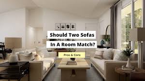 should two sofas in a room match pros