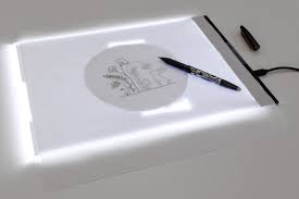 tracing with a lightbox transferring