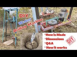 homemade water well drilling rig