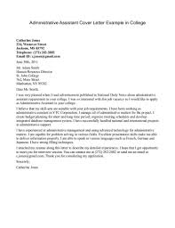 Cover Letter For Administrative Position Crna Cover Letter