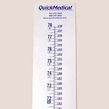 Quickmedical Qm338 Wall Growth Chart Height Chart Only Each