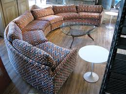 semi circular curved sectional sofa by
