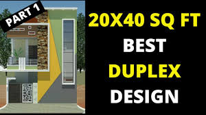 800 sq ft duplex house 20x40 house
