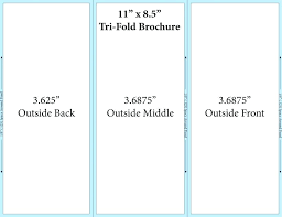 Microsoft Word Tri Fold Brochure Template Brochure Templates For