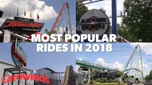 Most Popular Rides And Attractions 2018 Carowinds