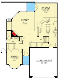 Two Story Spanish Style House Plan With