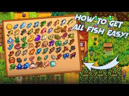 stardew valley how to get all fish all