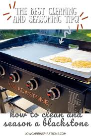 how to clean a blackstone grill low