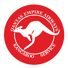 The qantas name comes from qantas, an acronym for its original name, queensland and northern territory aerial services, and it is nicknamed the flying kangaroo. File Qantas Empire Airways Kangaroo Service Logo 1944 1947 Svg Wikimedia Commons