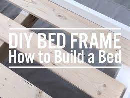 Diy Wood Bed Frame How To Build A Bed