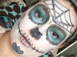 sugar skull halloween makeup tutorial