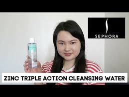 zinc triple action cleansing water