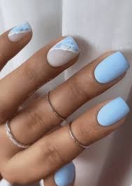 baby blue nails for all skin tones