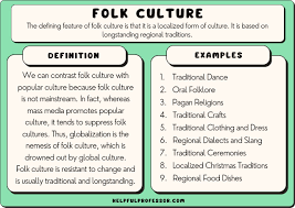 10 folk culture exles for human