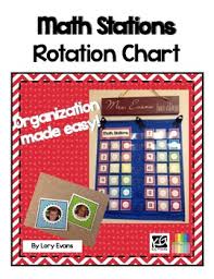 Math Station Rotation Chart Freebie