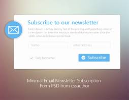 Templates Newsletter Signup Form Template Radiofama Eu