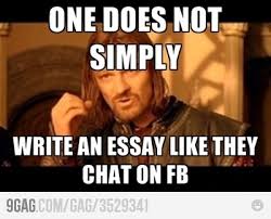 And that s why I never turn in my essay 